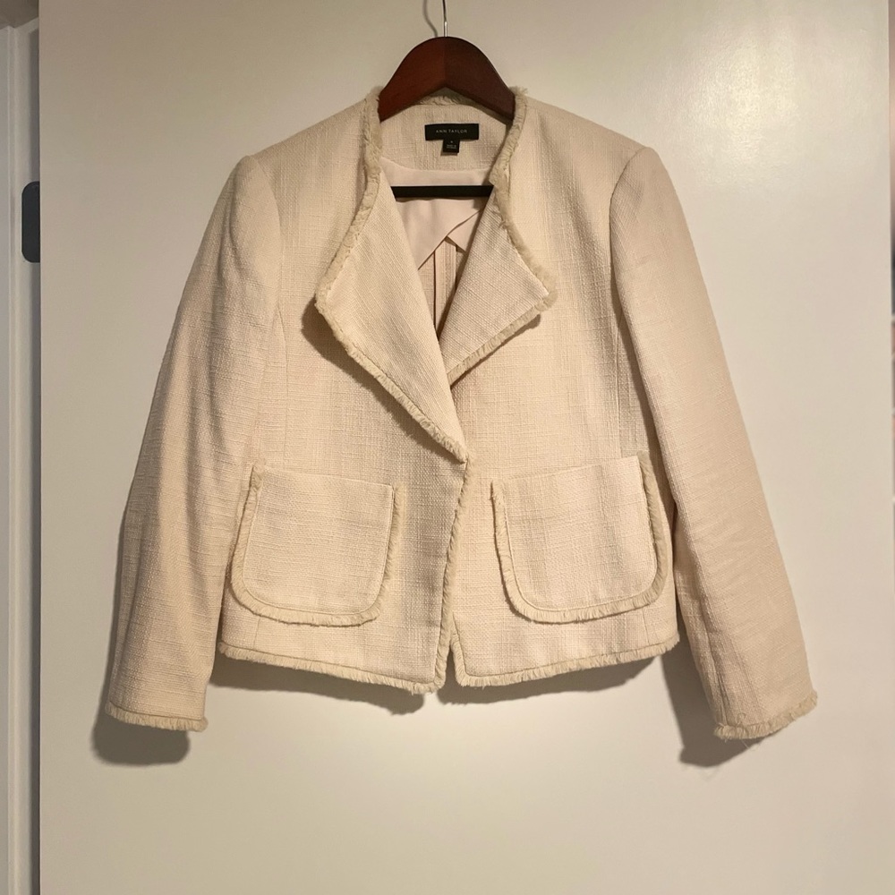 Textured Ann Taylor Blazer